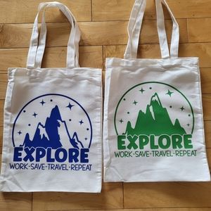 New Reusable tote bags